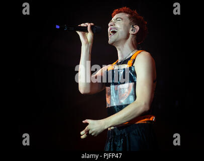 Ans et ans singer Olly Alexander à l'Fusion Festival 2018 Banque D'Images