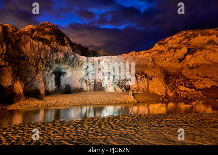 Islares, Castro Urdiales, Cantabria, ESPAGNE Banque D'Images