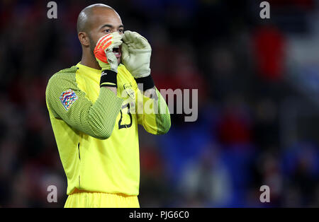 République d'Irlande demi Darren Randolph Banque D'Images