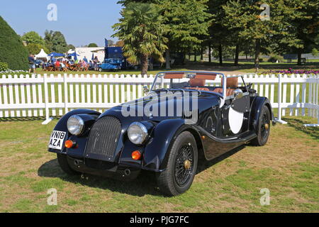 Morgan 4/4 (2018), British Legends, les membres de l'enceinte, Concours d'élégance 2018, 2 septembre 2018. Hampton Court Palace, Londres, Royaume-Uni, Europe Banque D'Images