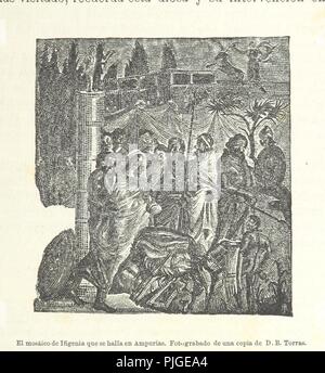 Libre à partir de la page 289 de "Historia del Ampurdán . Estudio de la civilización en las Comarcas del Noreste de Cataluña' . Banque D'Images