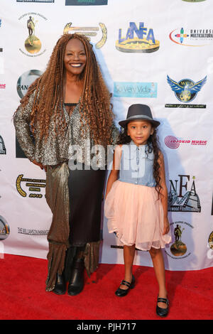 Tapis rouge à la 6e L​ANFA International Film Festival, qui a eu lieu au Miracle Theatre à Inglewood, Californie. En vedette : Vida Craddock Où : Inglewood, California, United States Quand : 05 août 2018 Credit : Sheri Determan/WENN.com Banque D'Images