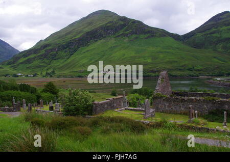 Kintail, St Dubhthac's Church, Clachan Duich Burial Ground. John O' Groats (Duncansby Head) aux terres fin. Fin Fin de sentier. Cape wrath trail. L'Écosse. Banque D'Images