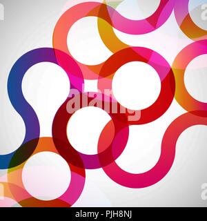 Résumé fond avec des éléments de conception de scénario. Illustration de Vecteur