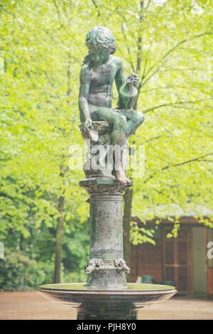 Le célèbre parc de Bruxelles dans une Belgique à jour ranny Banque D'Images