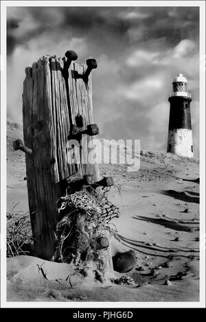 Rejeter Point Lighthouse Banque D'Images