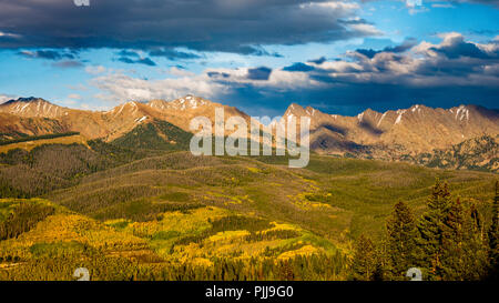 Montagnes Rocheuses du Colorado Vail Gamme Gore Banque D'Images