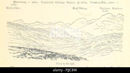 Libre à partir de la page 119 de "l'itinéraire pictural, un guide illustré pour les chemins de fer et routes-entraîneur du nord du Pays de Galles, etc' . Banque D'Images