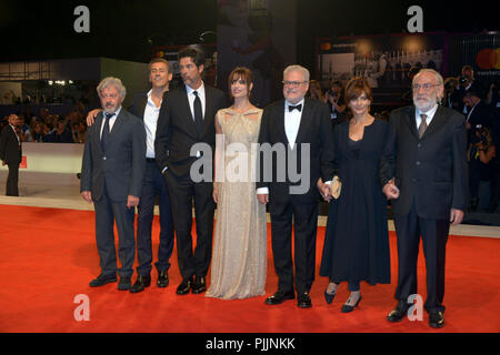 Venise, Italie. 07Th Nov, 2018. 75e Festival du Film de Venise, tapis rouge film 'Una storia senza nome". Crédit photo : Cast : agence photo indépendante/Alamy Live News Banque D'Images