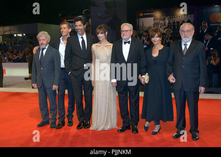 Venise, Italie. 07Th Nov, 2018. 75e Festival du Film de Venise, tapis rouge film 'Una storia senza nome". Crédit photo : Cast : agence photo indépendante/Alamy Live News Banque D'Images