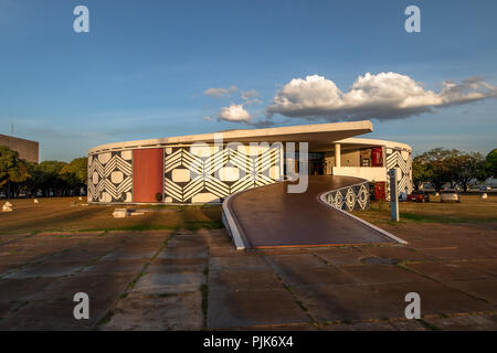 Mémorial des peuples autochtones (Memorial dos Povos Indigenas) Musée - Brasilia, District Fédéral, Brésil Banque D'Images