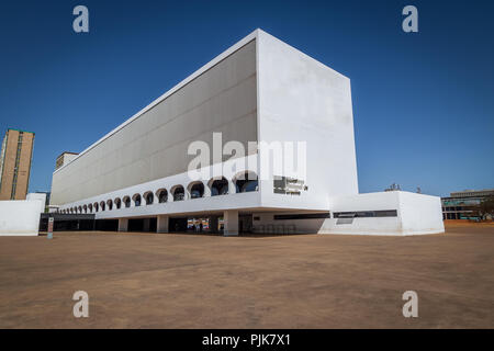Bibliothèque nationale - Brasilia, District Fédéral, Brésil Banque D'Images