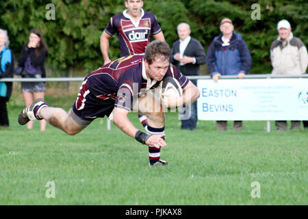 Pats vieux versets RFC RFC Barnstaple Banque D'Images