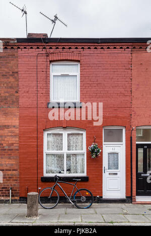 Maison d'enfance de George Harrison à LIverpool Banque D'Images