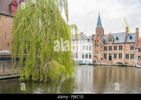 Brugge, APR 28 : belle vue sur la rue de la ville on APR 28, 2018 à Brugge, Beligum Banque D'Images