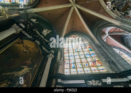 Gand, APR 28 : vue de l'intérieur Saint Bavo on APR 28, 2018 à Gand, Belgique Banque D'Images