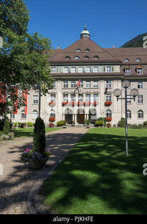 L'Administration des chemins de fer rhétiques, Coire, Grisons, Suisse Banque D'Images