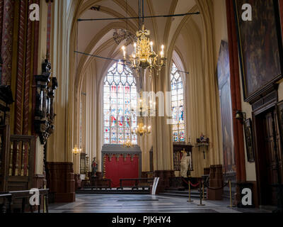 Gand, APR 28 : vue de l'intérieur Saint Bavo on APR 28, 2018 à Gand, Belgique Banque D'Images