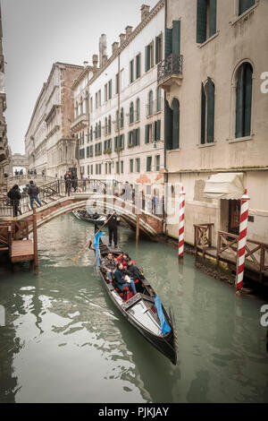 Rio de Palazzo o de Canonica Venise Italie Banque D'Images