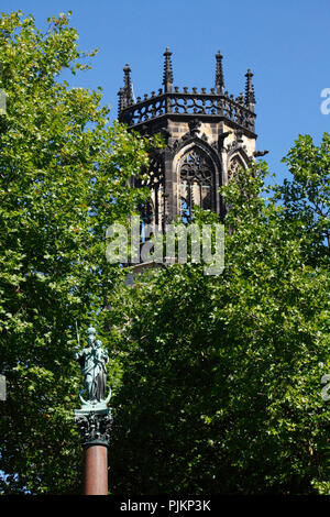 Église Ludgeri de Münster, en Westphalie, Rhénanie-Palatinat, Allemagne, Europe Banque D'Images