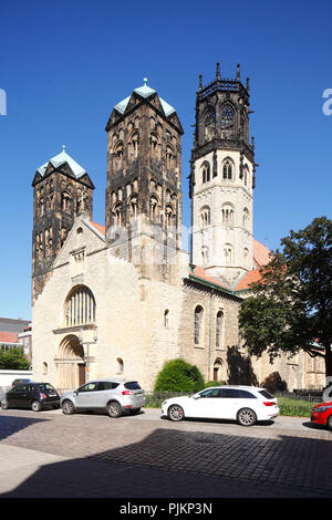 Église Ludgeri de Münster, en Westphalie, Rhénanie-Palatinat, Allemagne, Europe Banque D'Images