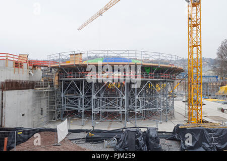 Grand chantier de Stuttgart 21 Banque D'Images