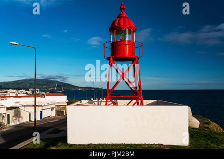 Le Farol de Santa Clara, Ponta Delgada, Açores, Portugal Banque D'Images