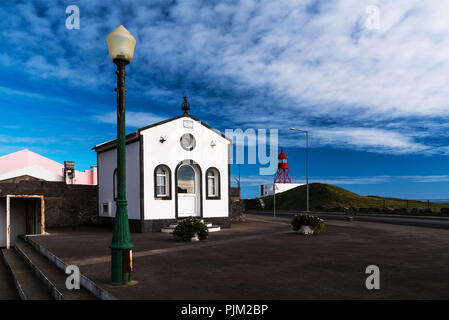 Le Farol de Santa Clara, Ponta Delgada, Açores, Portugal Banque D'Images