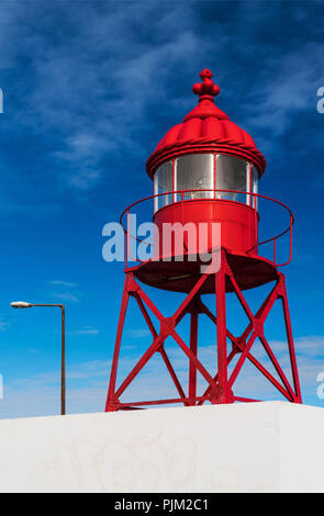 Le Farol de Santa Clara, Ponta Delgada, Sao Miguel, Açores, Portugal Banque D'Images