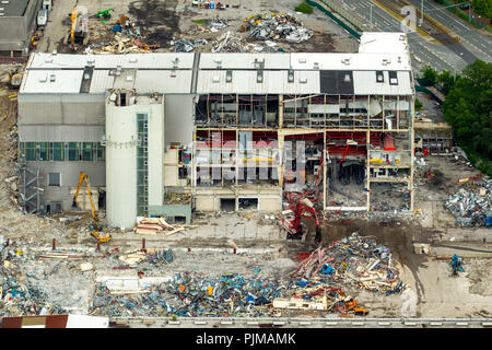 Les travaux de démolition à l'usine Opel 1, l'automobile, les changements structurels, l'industrie automobile, de la Ruhr, Bochum, Rhénanie du Nord-Westphalie, Allemagne Banque D'Images