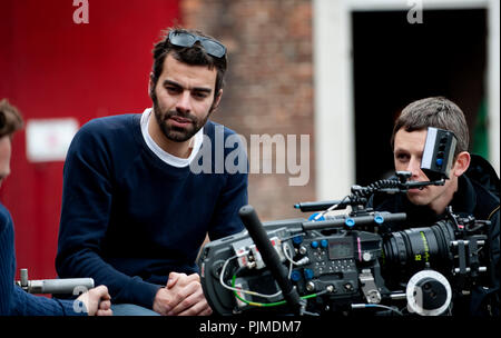 Sur le tournage du film Rundskop, écrit et réalisé par Michaël R. Roskam (Belgique, 10/05/2010) Banque D'Images