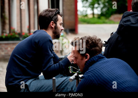 Sur le tournage du film Rundskop, écrit et réalisé par Michaël R. Roskam (Belgique, 10/05/2010) Banque D'Images