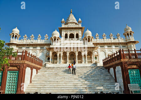 Le mausolée de Jaswant Thada, Jodhpur, Rajasthan, India Banque D'Images