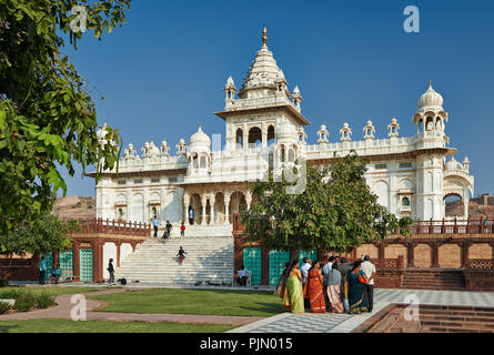 Le mausolée de Jaswant Thada, Jodhpur, Rajasthan, India Banque D'Images