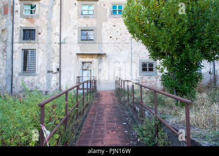 Villa Medici 'dell'Ambrogiana' psychiatrique hôpital Ex judiciaire de Montelupo Fiorentino, Florence, Italie. Banque D'Images