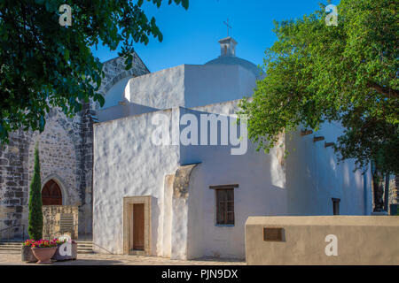 La Cathédrale de San Fernando (Espagnol : Catedral de San Fernando) à San Antonio, Texas. Banque D'Images