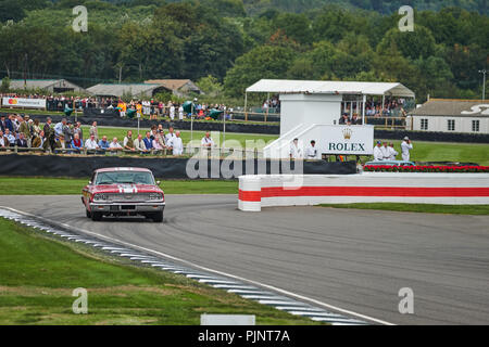 Chichester, West Sussex, UK, 8 septembre 2018. Au cours de la course automobile Goodwood Revival à Goodwood Motor Credit : Gergo Toth/Alamy Live News Banque D'Images