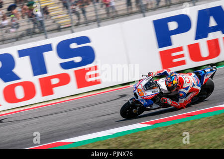 Imola, Italie. 8 Septembre, 2018 - 43 JACK MILLER de l'Australie, de l'Alma, Pramac Racing Ducati Desmosedici, Gran Premio Octo di San Marino e della Riviera di Rimini, au cours de la QP samedi au Marco Simoncelli World Circuit pour la 13e ronde de championnat du Monde MotoGP, du 7 septembre au 9e Crédit : AFP7/ZUMA/Alamy Fil Live News Banque D'Images