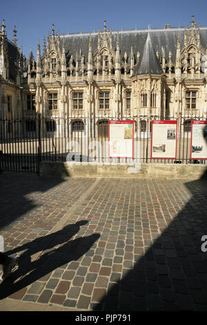 Palais de Justice, Rouen, Normandie, France. Banque D'Images