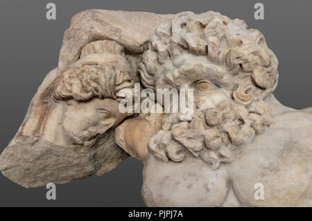 Les Reliefs du Sebasteion impériale à Aphrodisias ville antique ,Geyre,Aydin,Turquie Banque D'Images