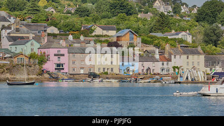 Dittisham village sur la rivière Dart, North Devon, United Kingdom Banque D'Images