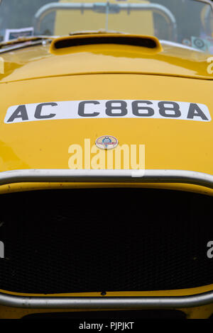 Close up photo d'une voiture classique AC Cobra Banque D'Images