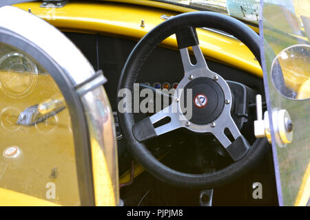 Close up photo d'une voiture classique AC Cobra Banque D'Images