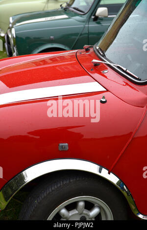 Close up photographie d'un mini-voiture classique Banque D'Images