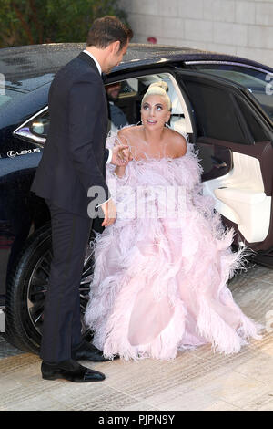 Lady Gaga & Bradley Cooper assister au 75e Festival du Film de Venise projection d'une étoile est née au Palazzo del Casino de Venise. 31.08.18 © Paul Treadway Banque D'Images