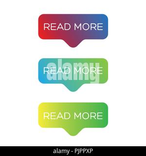 Appel à l'action du bouton Web Illustration de Vecteur