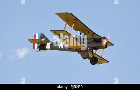 L'équipe de démonstration de la Grande Guerre Bremont - Royal Aircraft Factory SE5a Banque D'Images