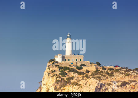 Phare Cap Formentor Majorque Mallorca copyspace des Baléares Espagne billet copy space Banque D'Images