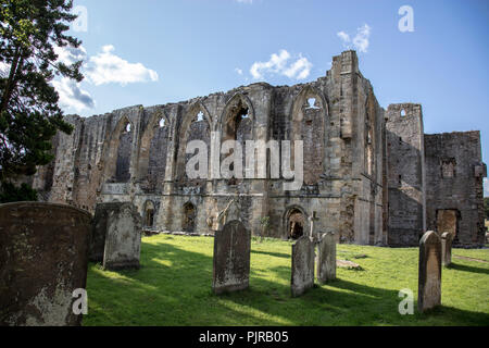 Abbaye d'Easby près de Richmond, Yorkshire Banque D'Images