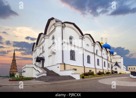 La Cathédrale de l'annonciation du Kremlin de Kazan. Le Tatarstan, Russie Banque D'Images